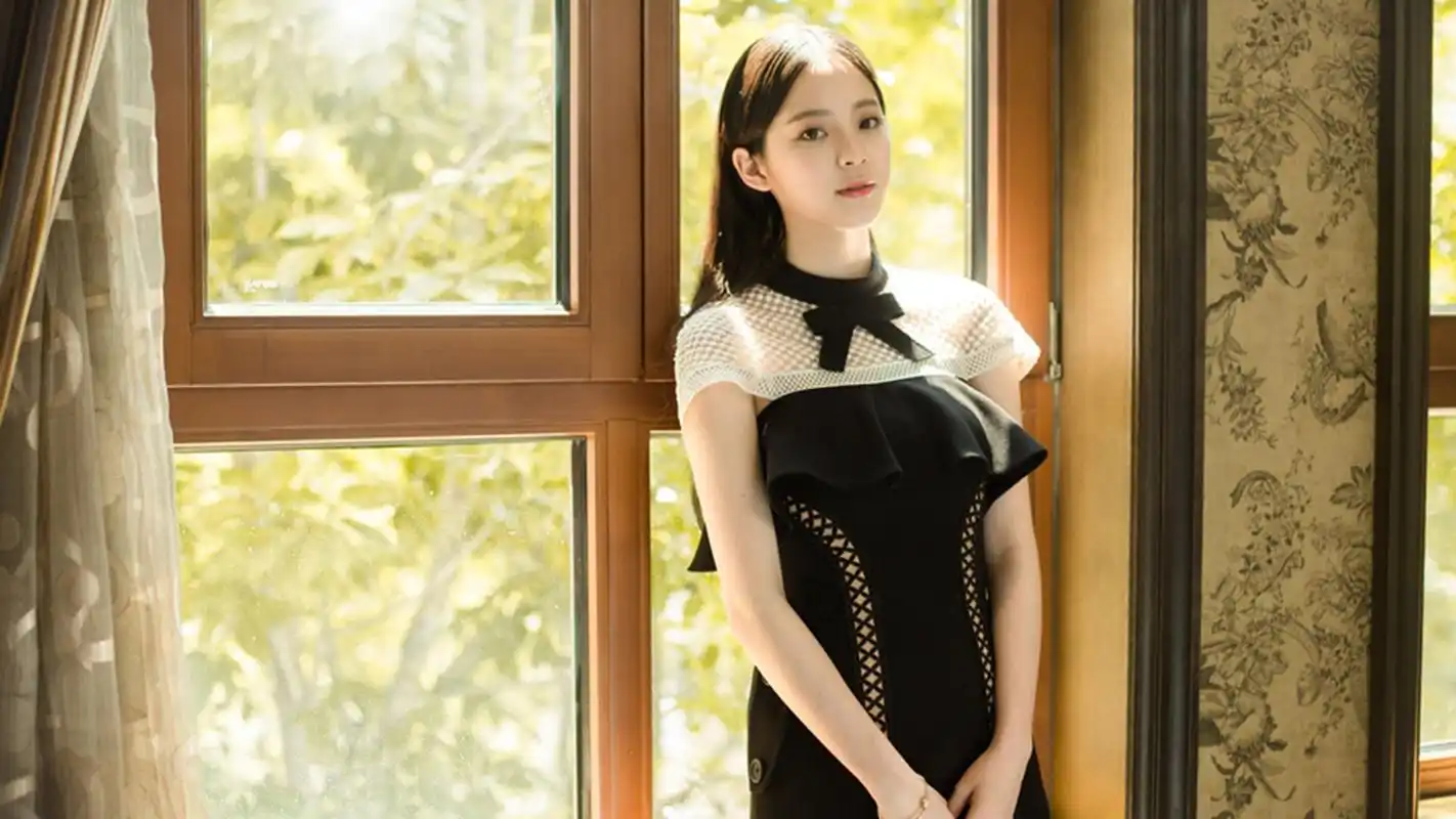 欧阳娜娜文艺复古风写真桌面壁纸