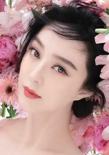 范冰冰再扮花仙子经典造型皮肤白皙妆容精致像仙女