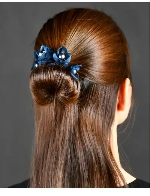 【可爱兔耳朵盘发器】半丸子头发夹盘头发造型器蓬松懒人花苞头