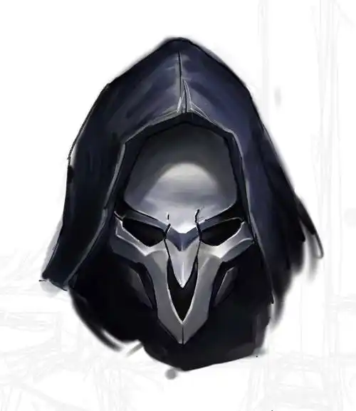 守望先锋死神高清插画图片