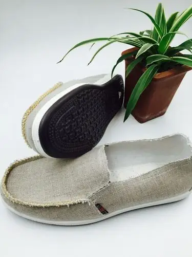亚麻布鞋