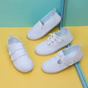 学生幼儿园白布鞋图片