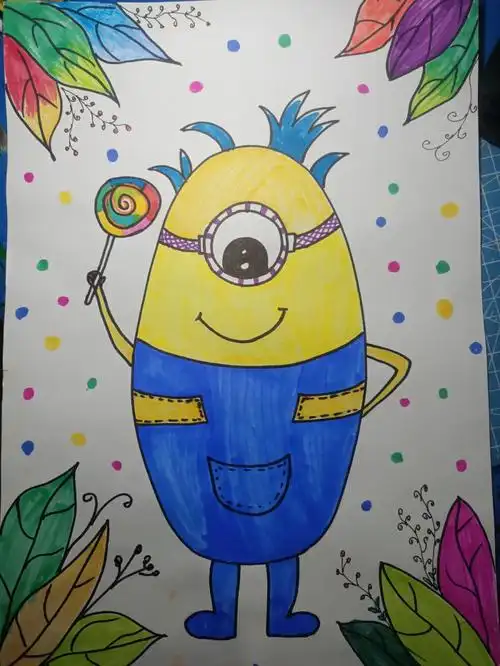 5-8岁创意儿童画#少儿创意美术  #创意儿童画  #儿童画  #幼儿创意