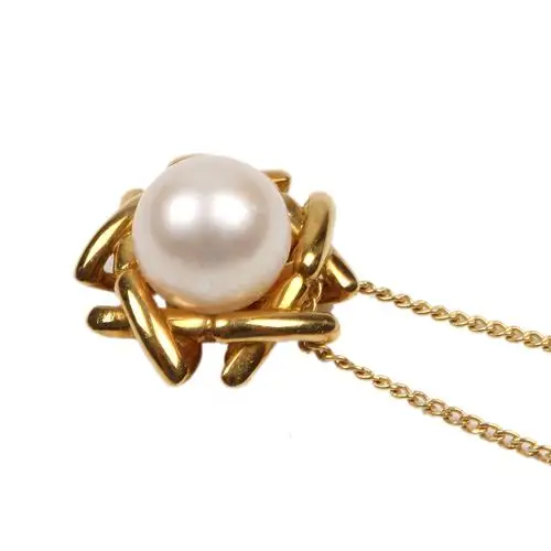 [9.5新]蒂芙尼tiffany750黄金女士珍珠项链4023