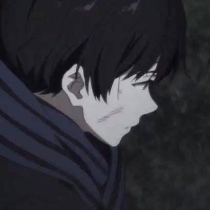 黑白动漫男头丧 高清伤感的丧动漫黑白男头图片_男生头像_美头网