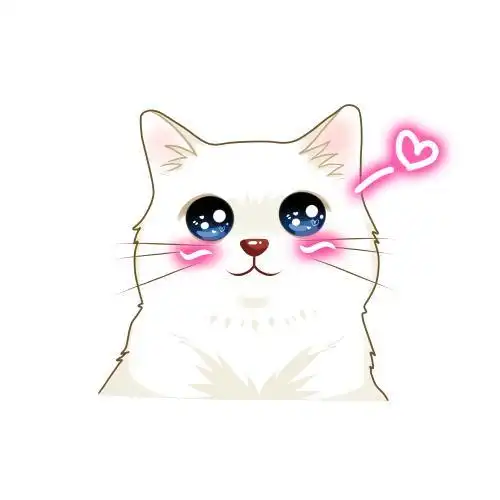 手绘卡通q版猫咪表情包