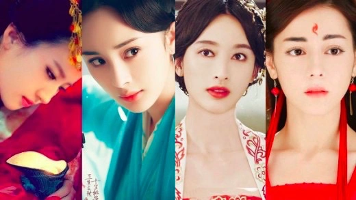 刘亦菲,杨幂领衔古装四美,郑爽,赵丽颖可不服!