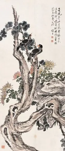 【转载】当代画家汪慎生花鸟画欣赏