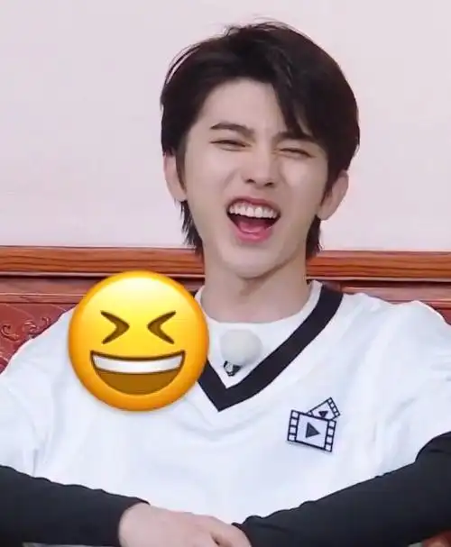 孩子吃瓜吃成了表情包#奔跑吧蔡徐坤