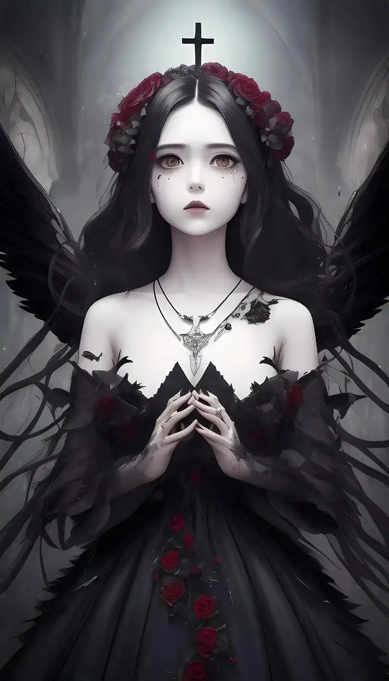 【堕落天使】#送你一张壁纸  - 抖音