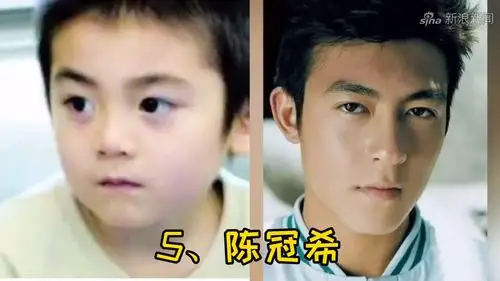 26位男明星童年照对比,彭于晏绝对是潜力股,胡歌小时候好可爱