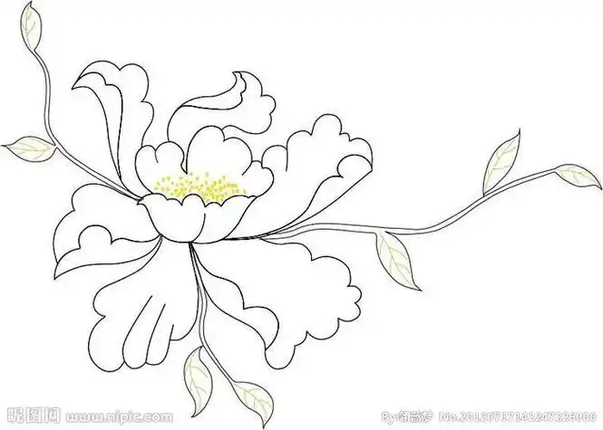 朋友学习画画必备素材家长们快来收了富贵牡丹花简笔画图片牡丹简笔画
