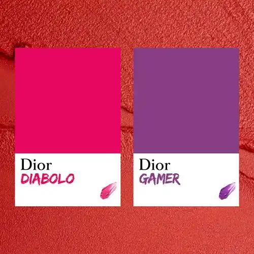 dior addict口红色卡