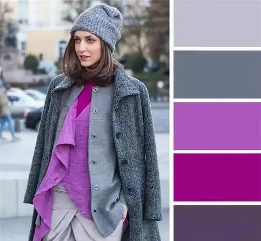 灰紫色搭配什么颜色好看?灰紫色的时尚穿搭,让你成为人群的焦点