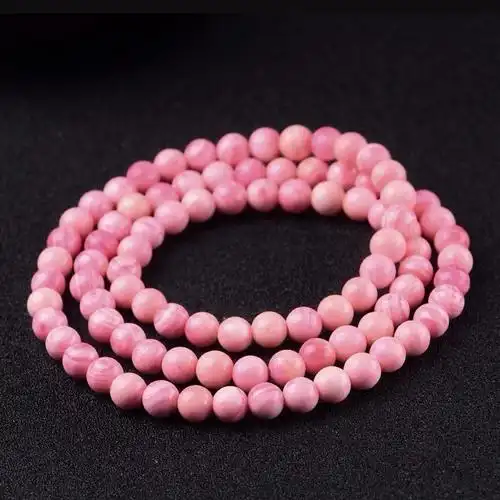 《天然女王贝手链女学生韩版粉贝壳珍珠手链闺蜜手串佛珠送礼物情侣