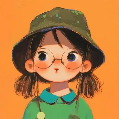 头像|戴帽子的小女生新头像