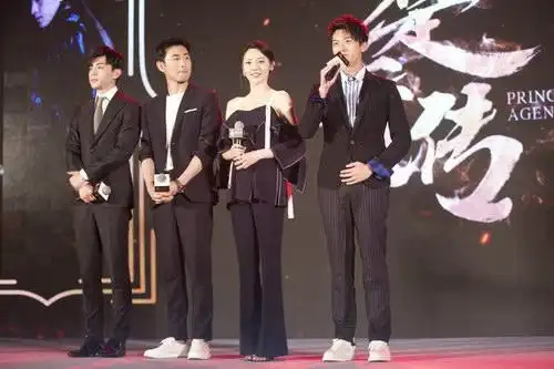 牛骏峰亮相《楚乔传》发布会 与赵丽颖最默契