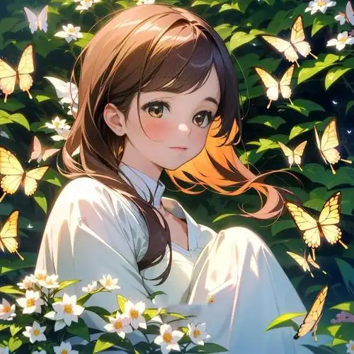 动漫头像女温柔个性唯美森系