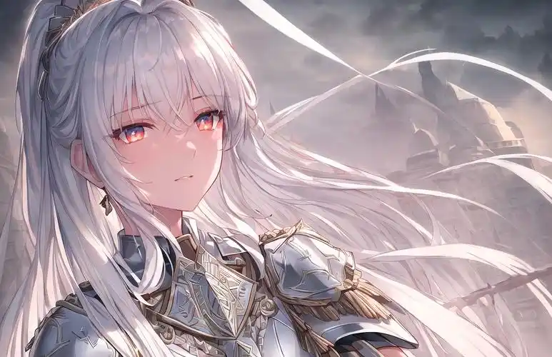 ai绘画 白发少女图集系列(3)