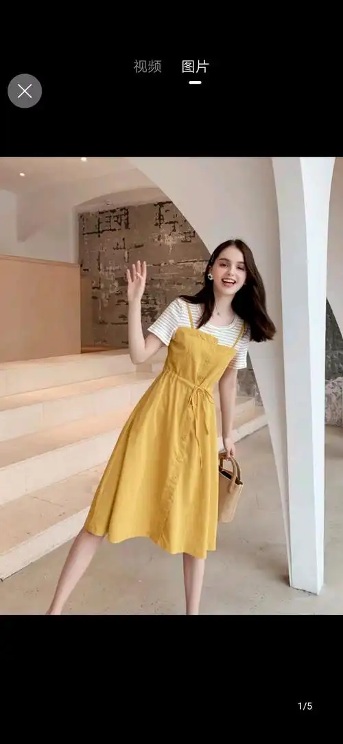 苹果型身材夏季裙子穿搭