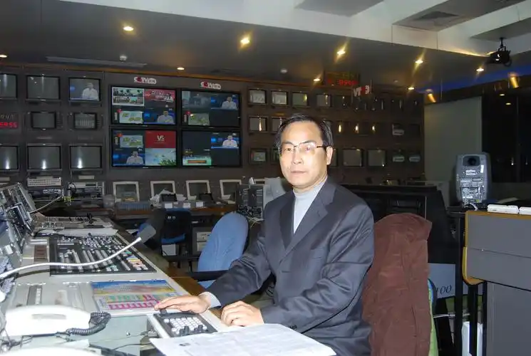 2007年11月的新闻联播节目演播室