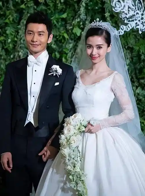 被杨颖分走一半家产,还要支付孩子抚养费,黄晓明离婚亏了多少钱_婚礼