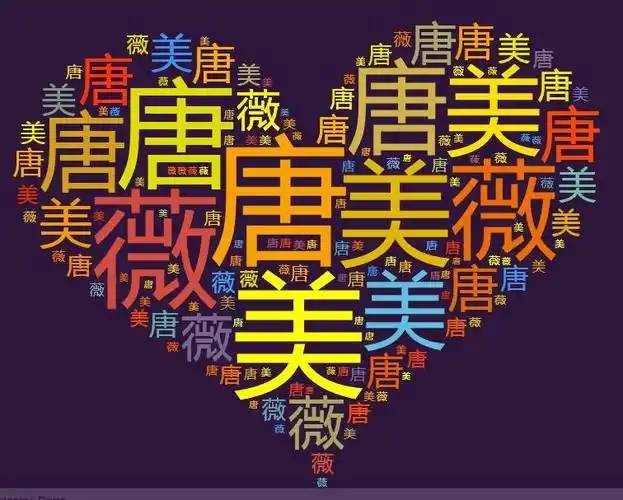 求助啊,就是制作由姓名组成的心形图片,帮我弄一张卞佳欣跟一张唐美薇