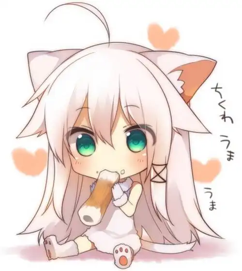 女生头像简笔画可爱猫耳