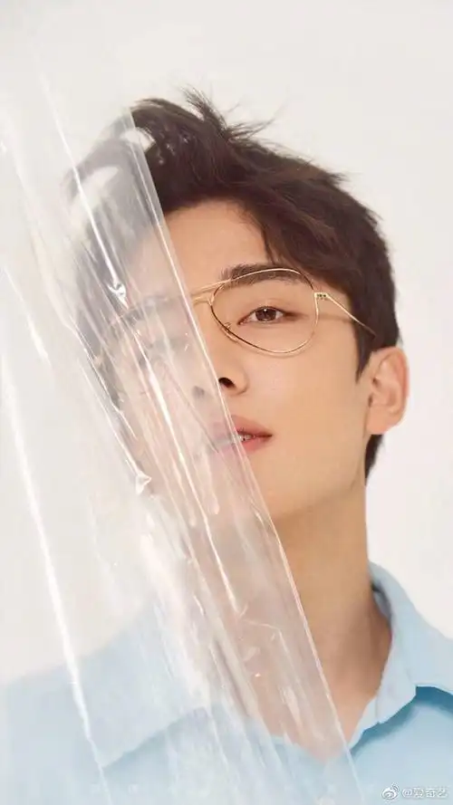 男明星戴金边眼镜,太鲨人了,禁欲系是最棒的