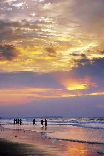 第一滩的美丽日出