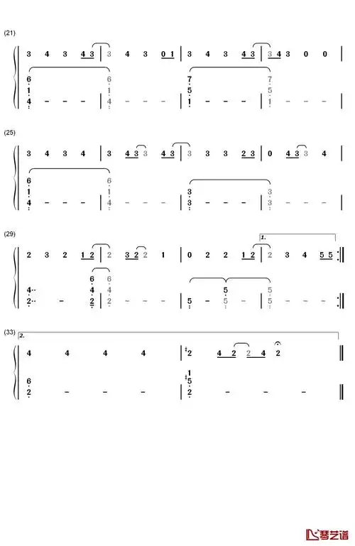 time钢琴简谱数字双手pinkfloyd