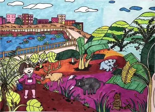 彩云杯中小学生绘画比赛小学组二等奖获奖作品展示4