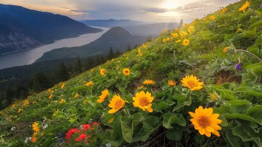 风景壁纸,风景,高清,绿色护眼,自然风光,峡谷,壁纸,1920x1080