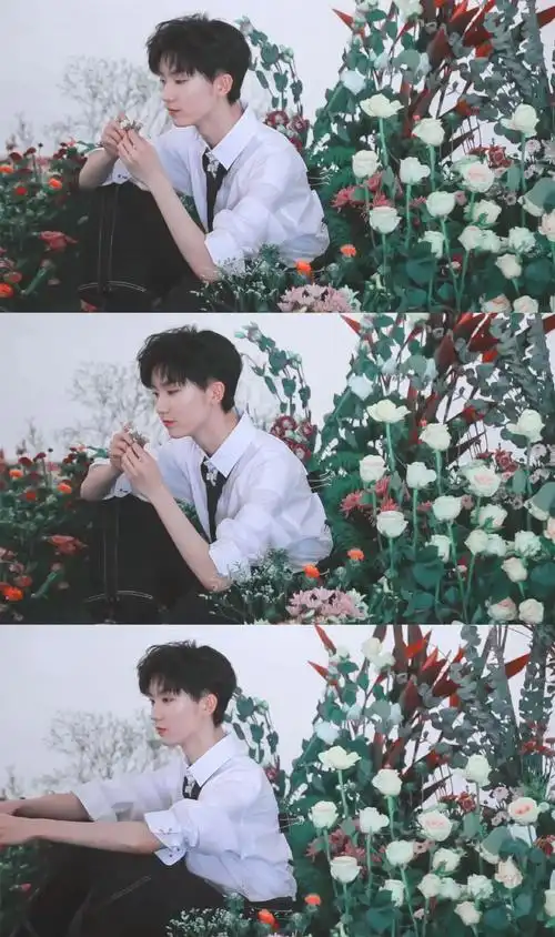 白衬衫少年马嘉祺·拼接壁纸 cr:wb - 堆糖,美图壁纸兴趣社区