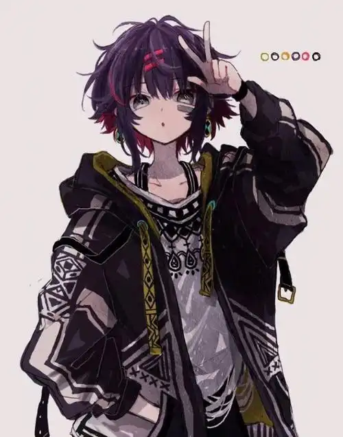 比耶的个性男孩.