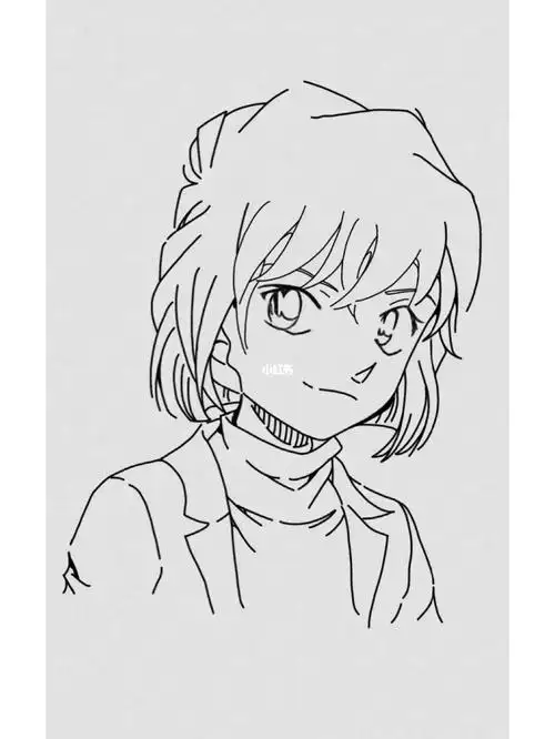 手绘  #手绘临摹  #灰原哀  #名侦探柯南