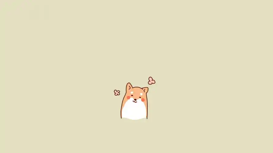 超级可爱的小柴,艺术壁纸-回车桌面