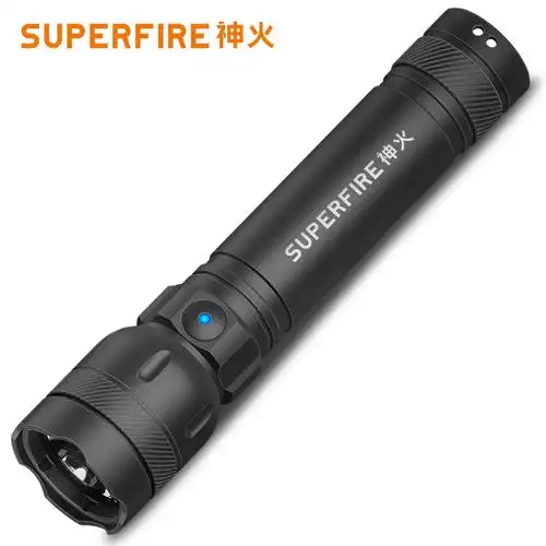 神火强光手电筒超亮远射充电迷你小型便携户外家用官方旗舰led灯降价1