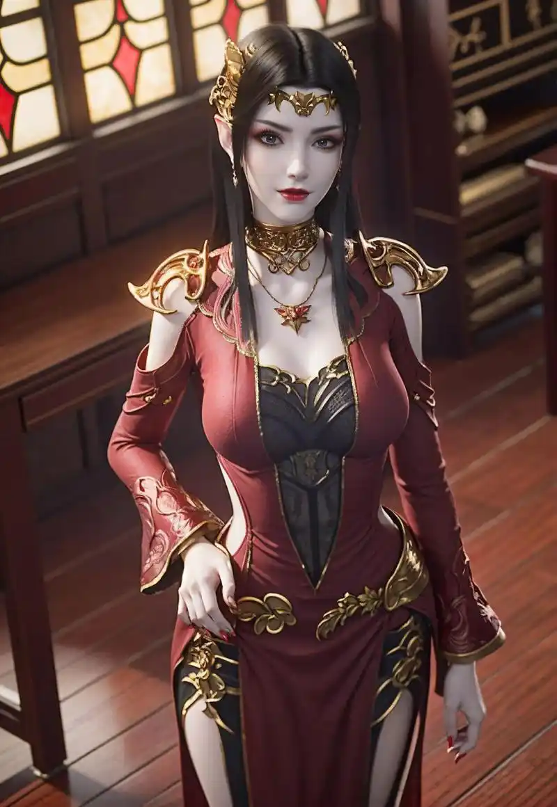 国漫女神美杜莎#斗破苍穹# #ai美女图片# #国漫