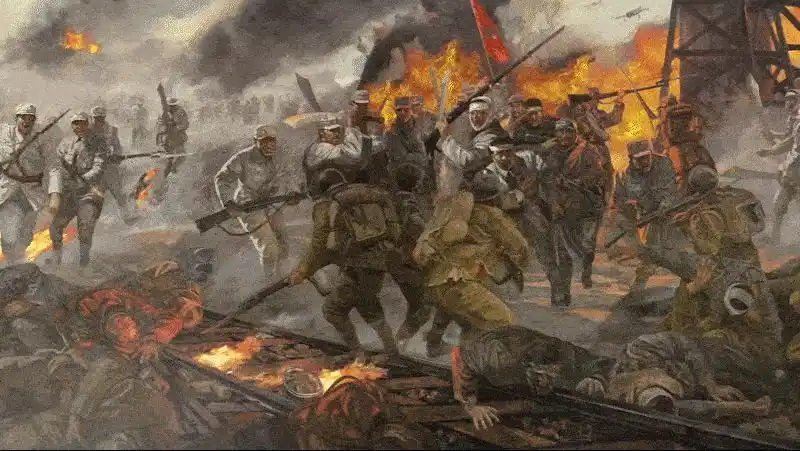 竟扶危局定神州  《美术经典中的党史》邀您走近油画《百团大战》