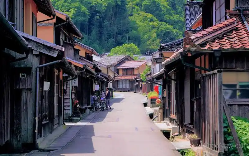 日本乡村岛根县大田市石见银山