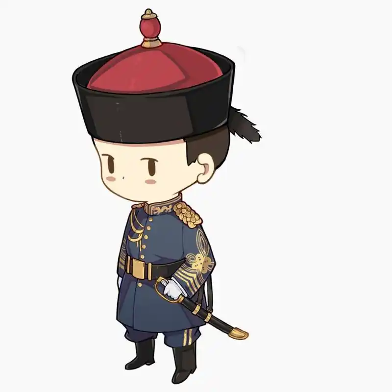 q版新军 q版的新建陆军,大清1905式军服,也是中国历史上非常具有代表