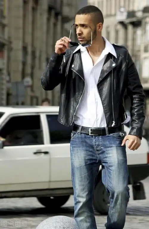 男人穿起皮衣皮草来分分钟帅给你看这穿搭说什么也要学起来