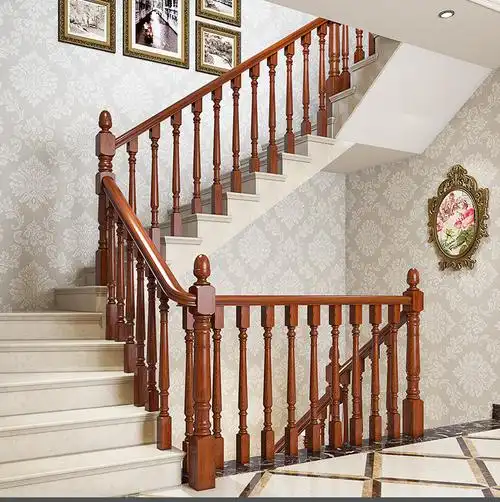 仿古实木楼梯扶手