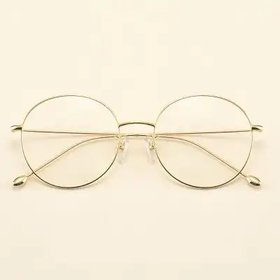 网红金丝边纯钛眼镜框女韩版潮复古 商品反馈