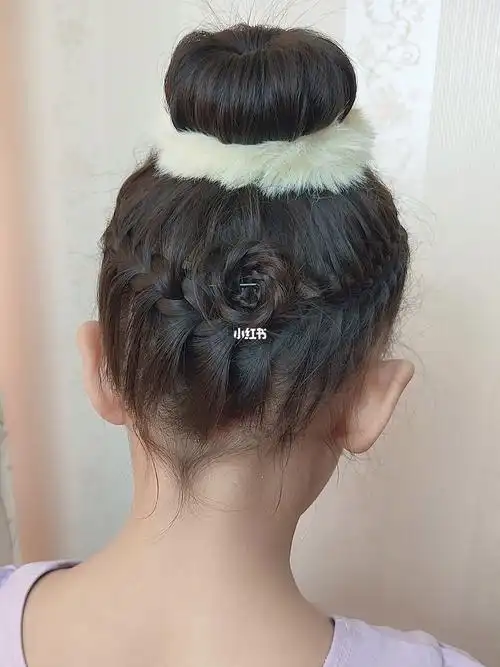 清爽儿童丸子头