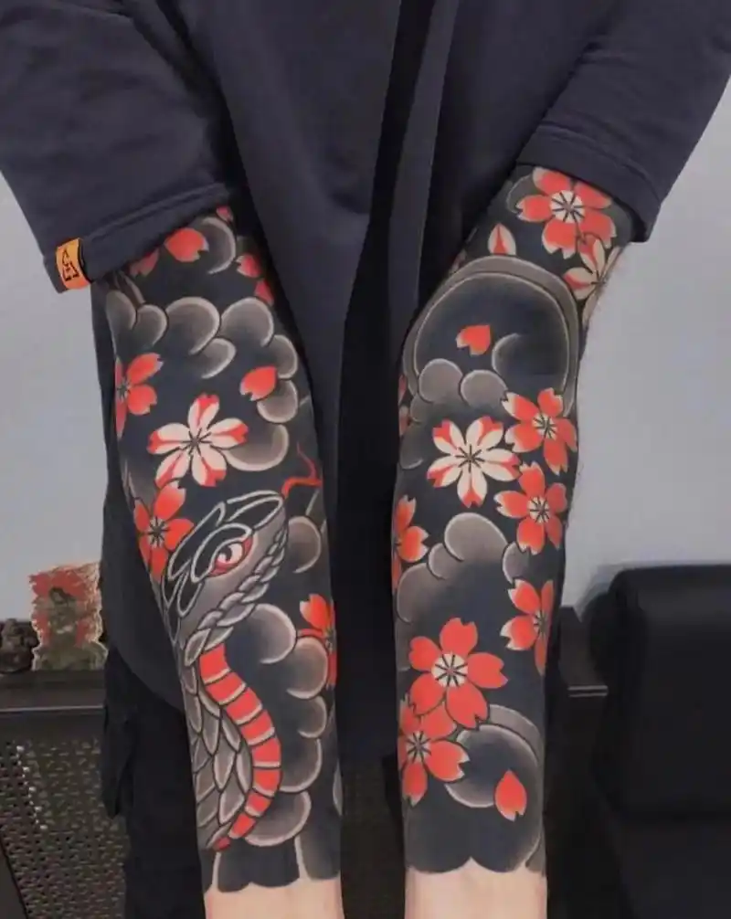 未成年禁止纹身 #花臂纹身 #作品分享  老 - 抖音