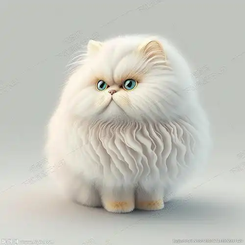 白色波斯猫