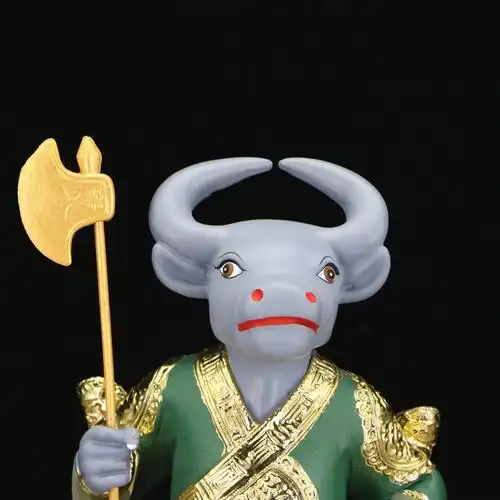 牛头马面神像将军罗刹像地府阴摆件12英寸摆件