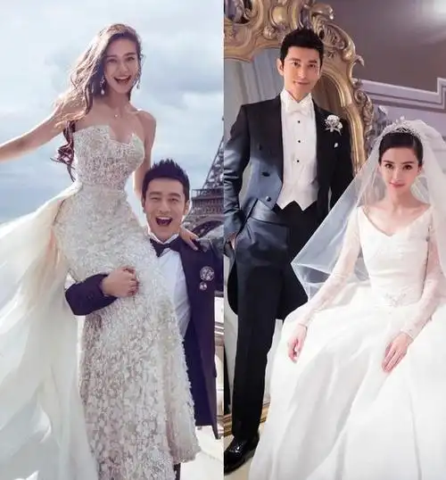 angelababy古典婚纱照angelababy婚纱照盘点,杨颖海量婚纱美照惊为